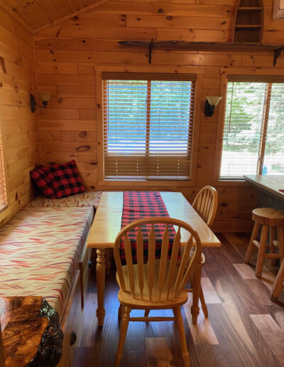 family friendly cabin rental, kid friendly cottage rental, cabin in the woods, cabin eagle river, cottage eagle river, full kitchen